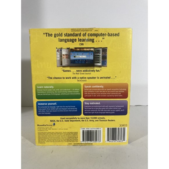 Rosetta Stone Espanol (Spain) Level 1,2&3 With Headset Good Condition - Picture 3 of 3